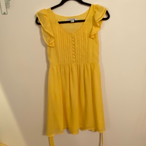 Forever 21 Dresses & Skirts - BUTTERCUP YELLOW DRESS